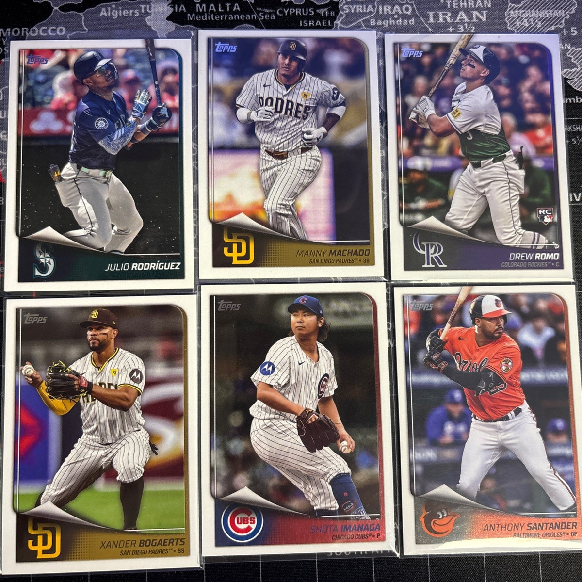 2025 Topps Flagship Collection 6-Card LOT Julio, Machado, Romo, Shota & More