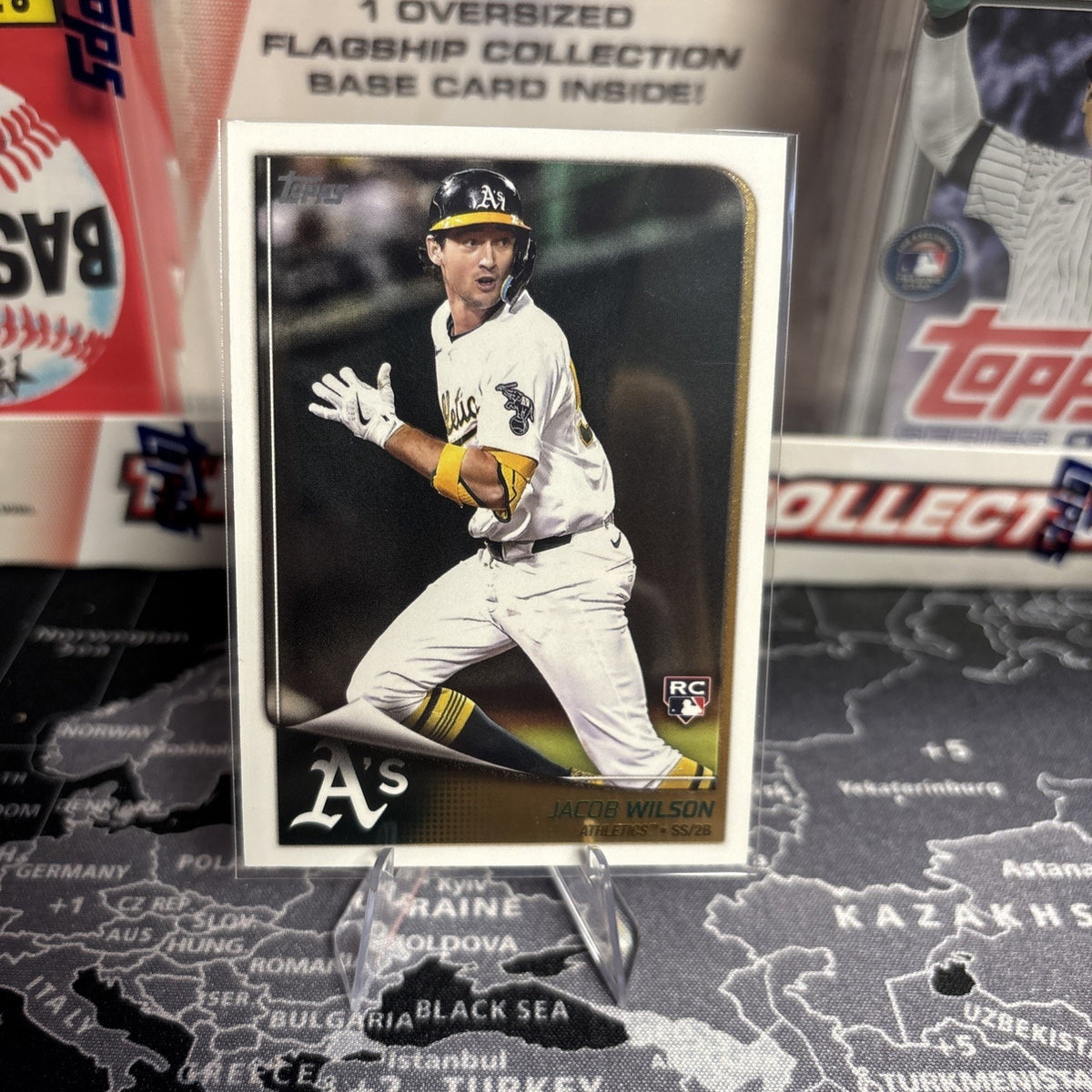 2025 Topps Flagship Collection Jacob Wilson #80 RC Athletics Costco Exclusive