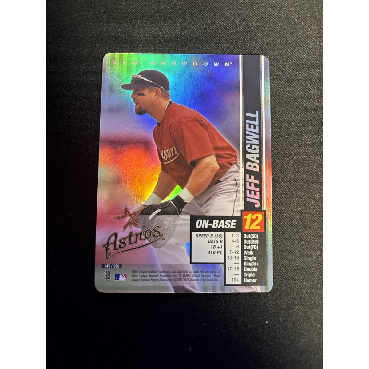 2002 MLB Showdown Jeff Bagwell Base Set Foil #145 Houston Astros LP