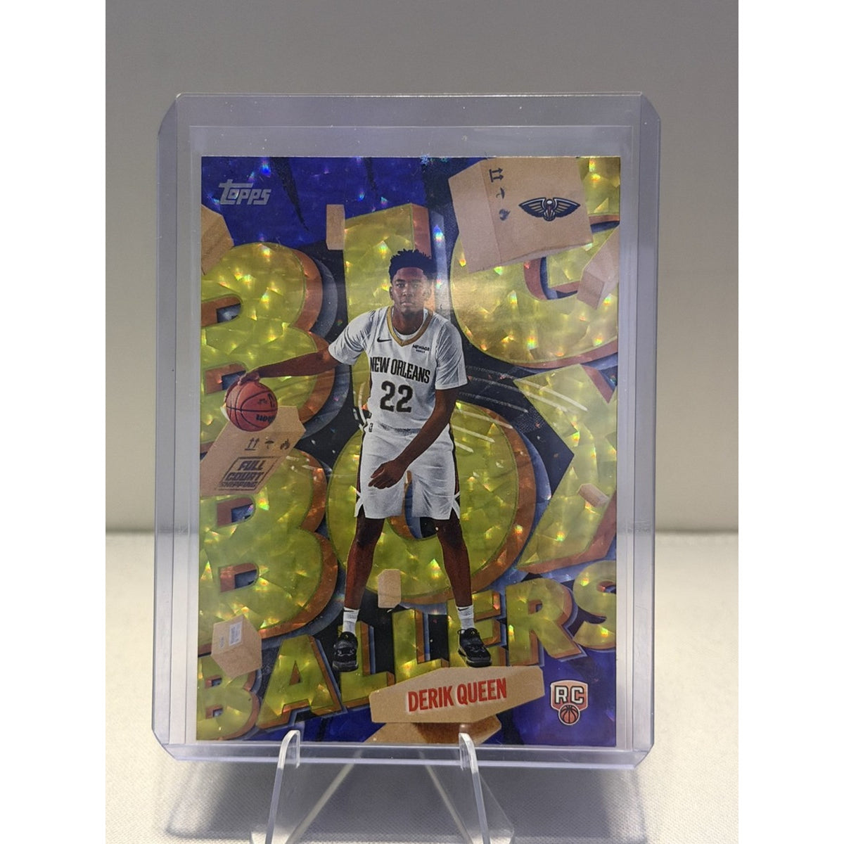 Derik Queen 2025-26 Topps Big Box Ballers RC #BB-13 New Orleans Pelicans NM