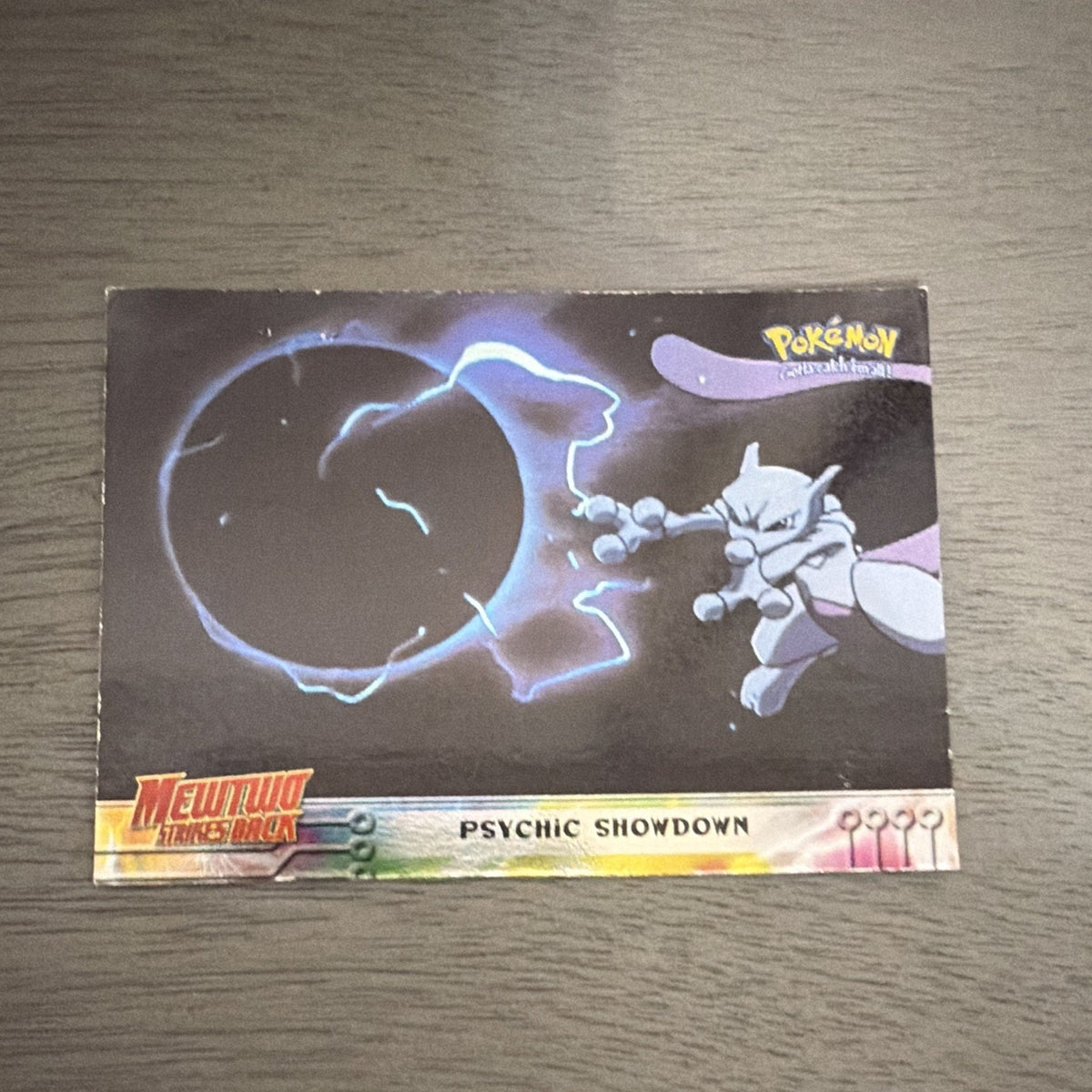 Topps Pokémon Mewtwo Strikes Back #33 Psychic Showdown Mewtwo Mew English