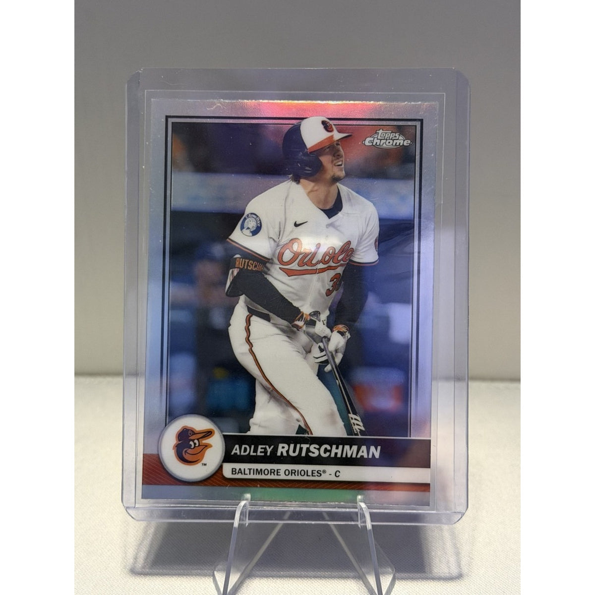 Adley Rutschman 2026 Topps Chrome Refractor #27 Baltimore Orioles NM