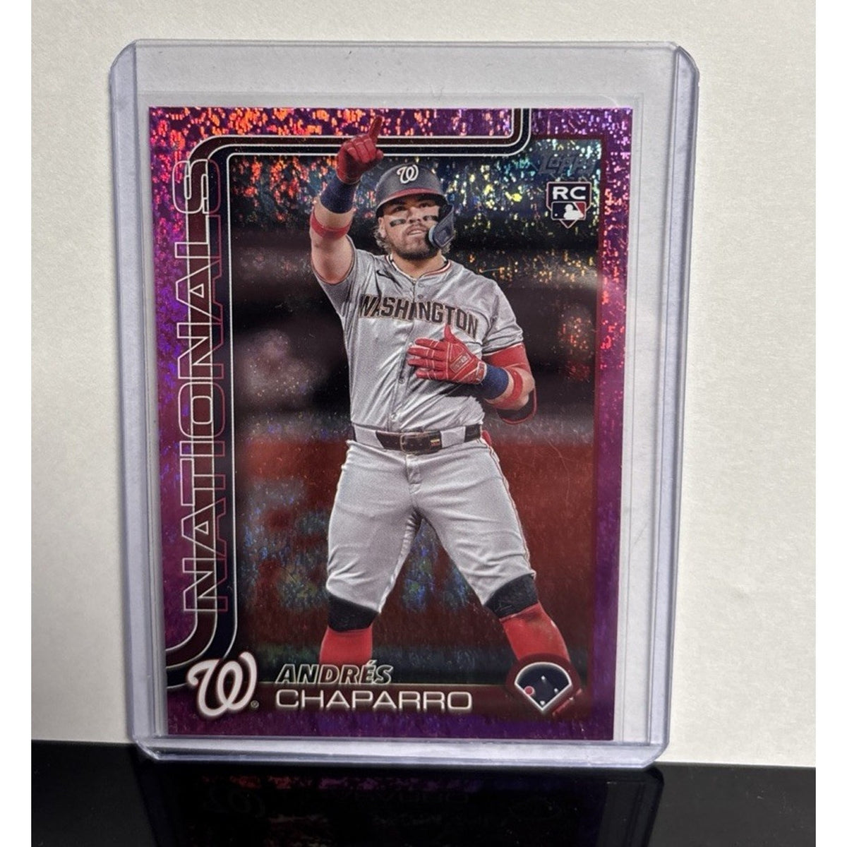 2025 Topps Series 1 - Andres Chaparro #167 Pink Holo Foil (RC)