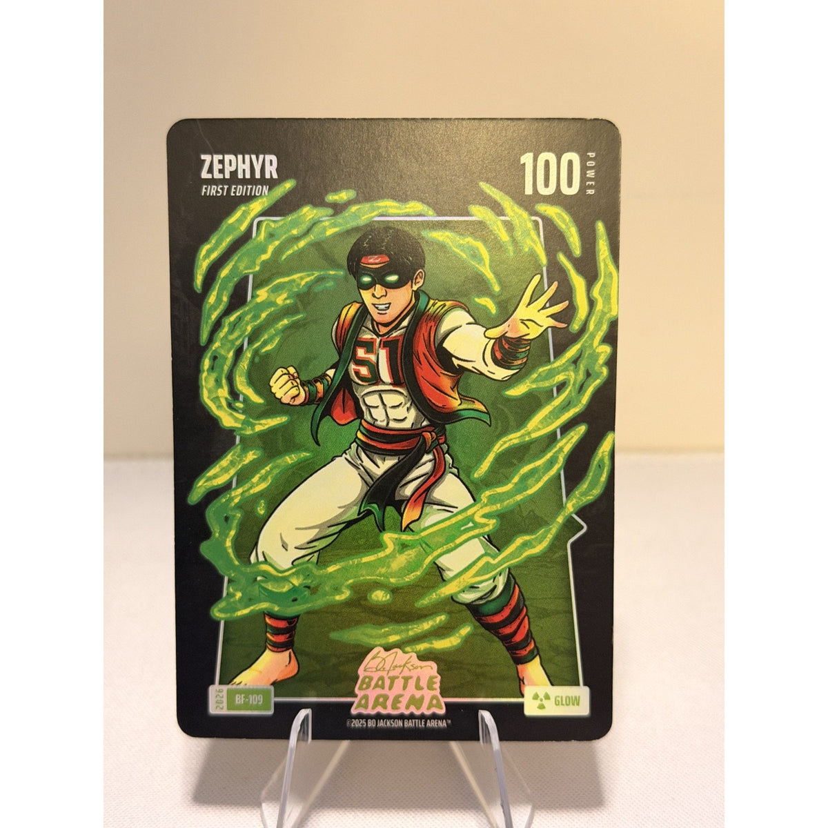 2026 Bo Jackson Battle Arena Zephyr First Edition Glow #BF-109