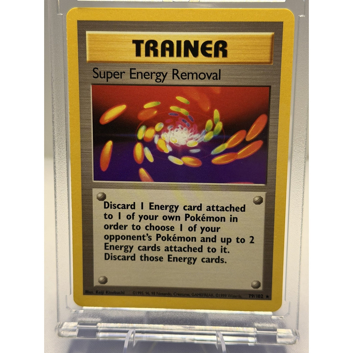 Super Energy Removal 79/102 Base Set Unlimited Trainer WOTC 1999 Card NM