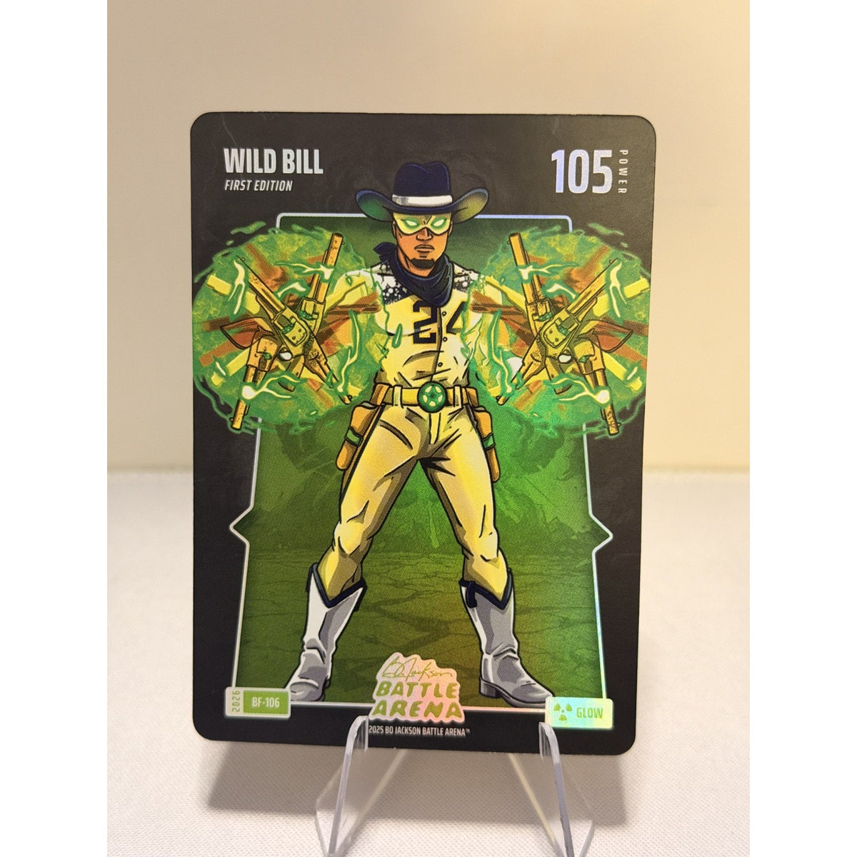 2026 Bo Jackson Battle Arena Wild Bill First Edition Glow #BF-106