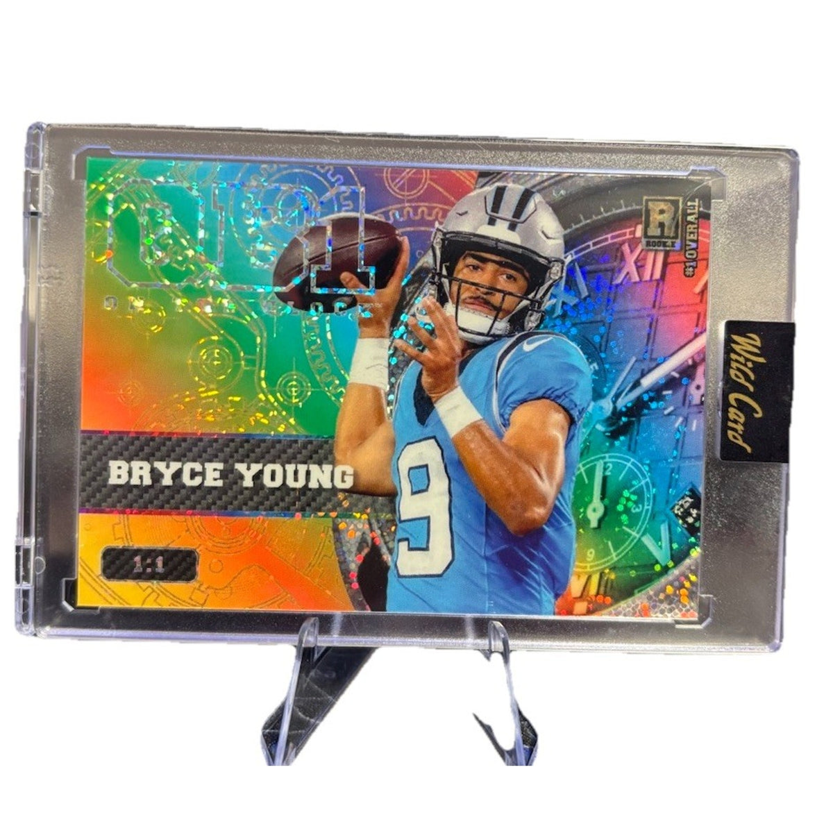 1/1 Bryce Young Rookie #1 Overall FULL Rainbow Sparkle w/ Steamboat Willie!