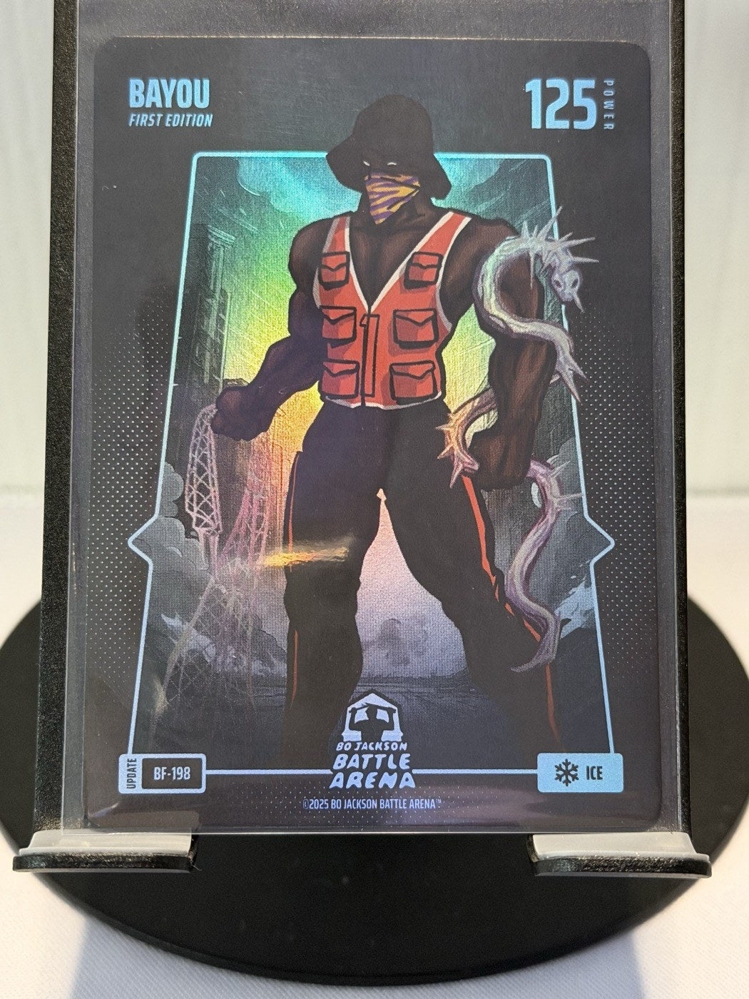2025 Bo Jackson Battle Arena Bayou First Edition Ice #BF-198 Power 125 (front)
