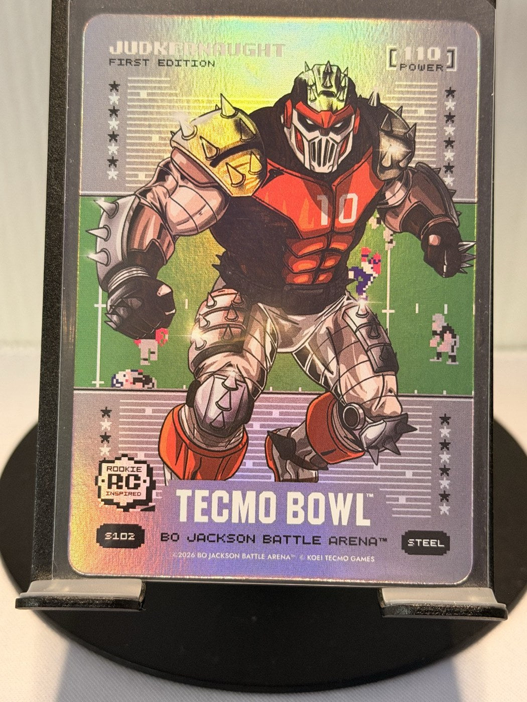 2026 Bo Jackson Battle Arena Judkernaught First Edition Steel #S102 Power 110 (front)