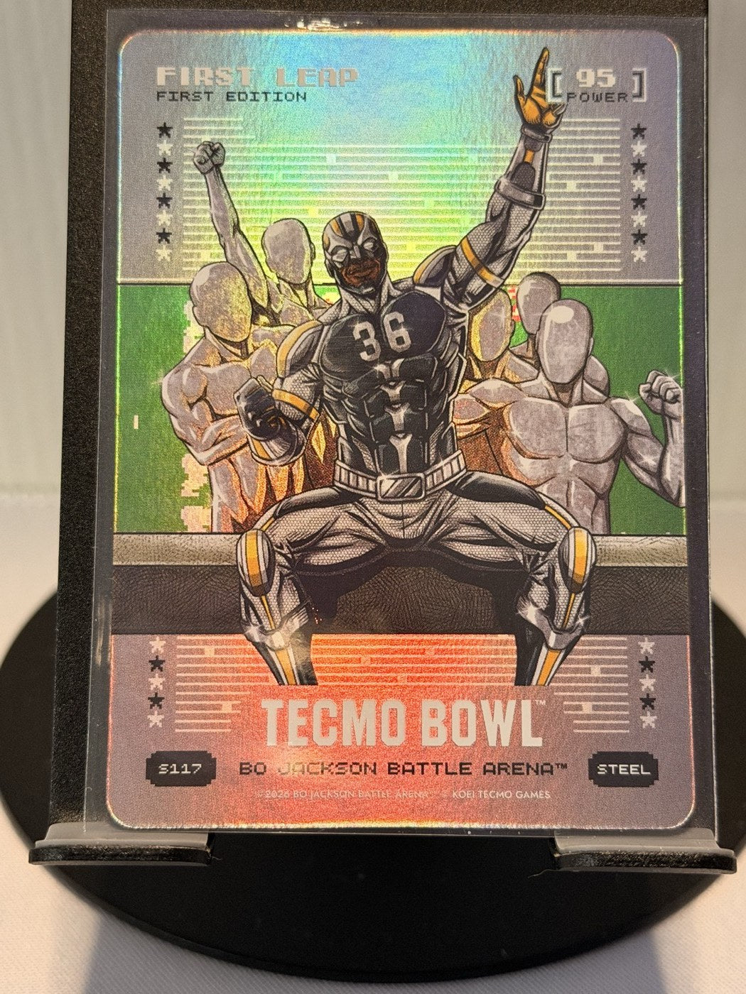 2026 Bo Jackson Battle Arena First Leap First Edition Steel #S117 Power 95 (front)