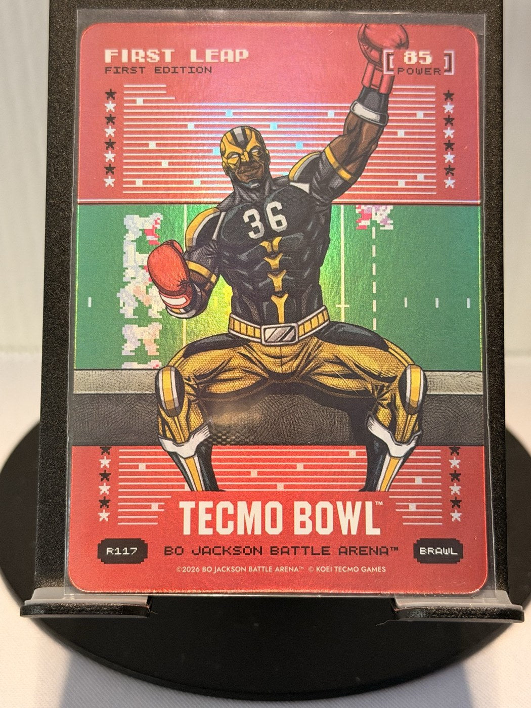 2026 Bo Jackson Battle Arena First Leap First Edition Brawl #R117 Power 85 (front)