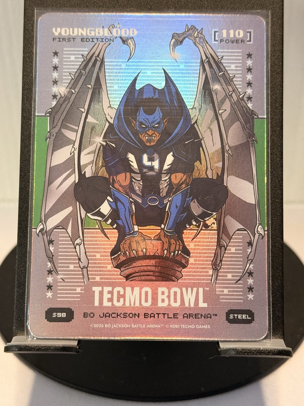 2026 Bo Jackson Battle Arena Youngblood First Edition Steel #S98 Power 110 (front)