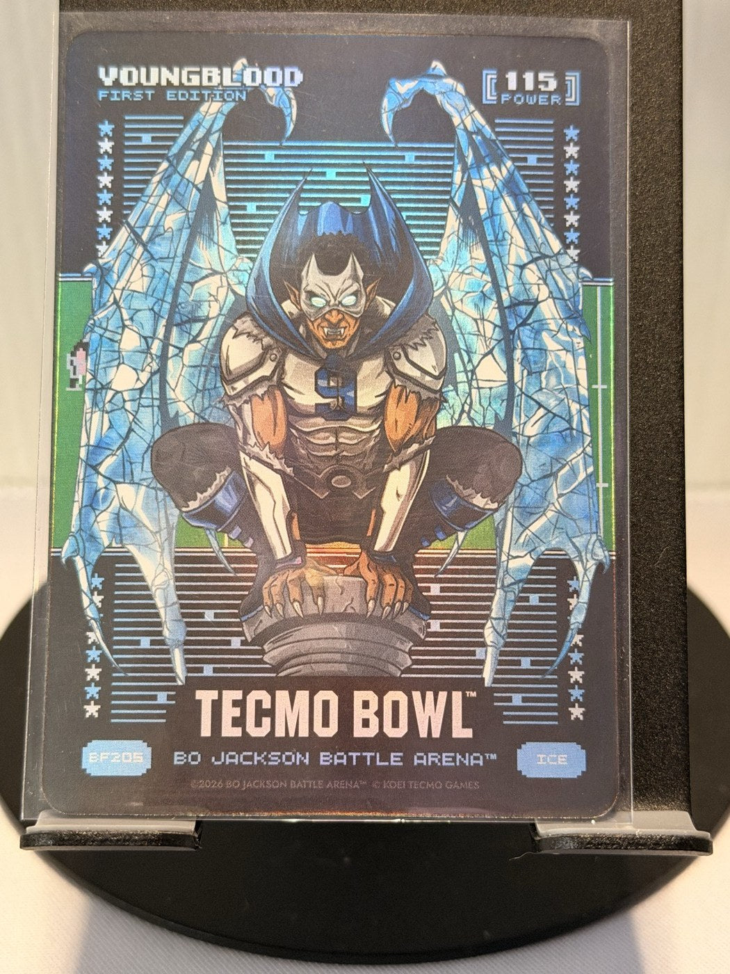2026 Bo Jackson Battle Arena Youngblood First Edition Ice #BF205 Power 115 (front)