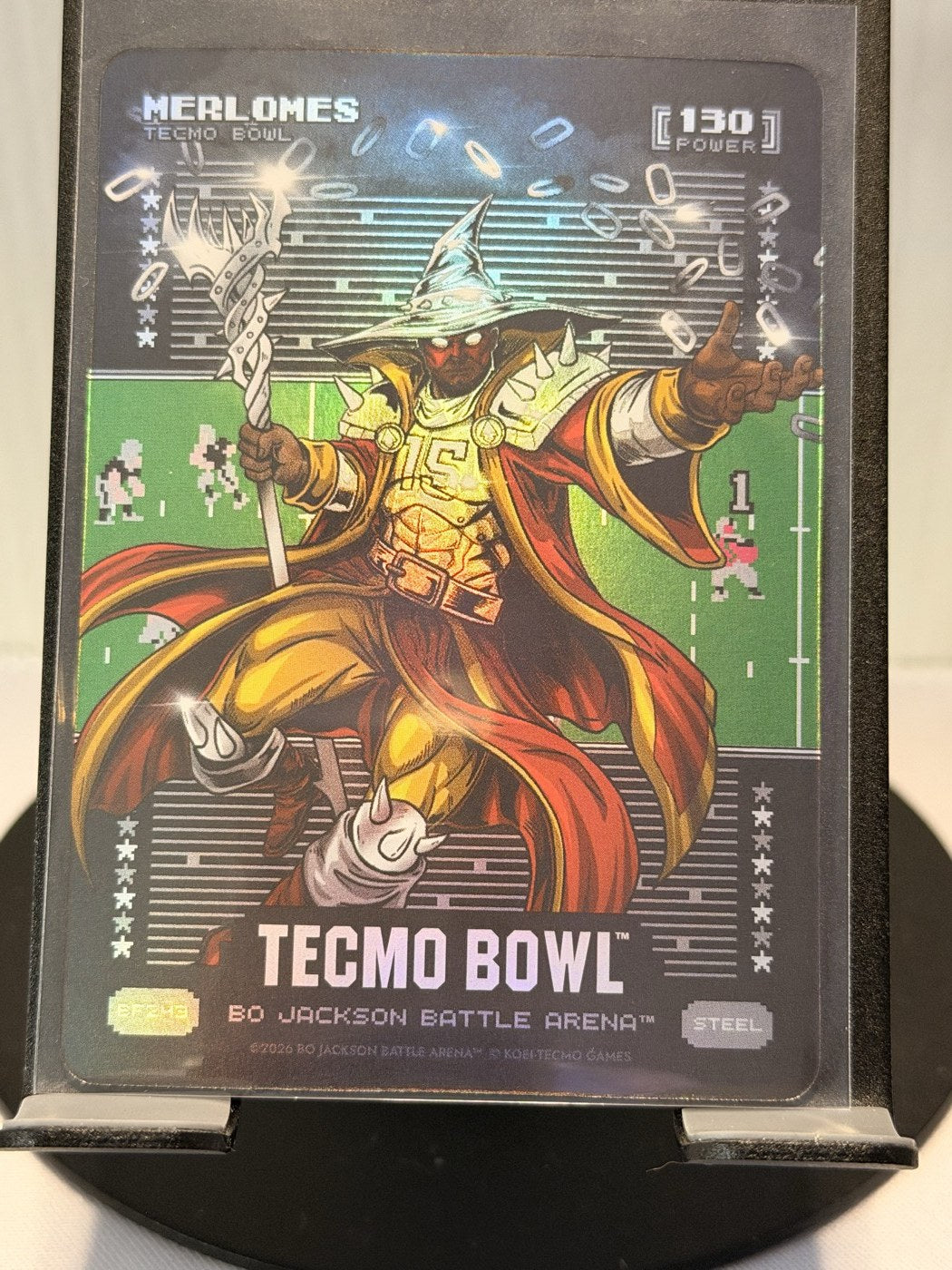 2026 Bo Jackson Battle Arena Merlomes Steel #BF243 Power 130 (front)