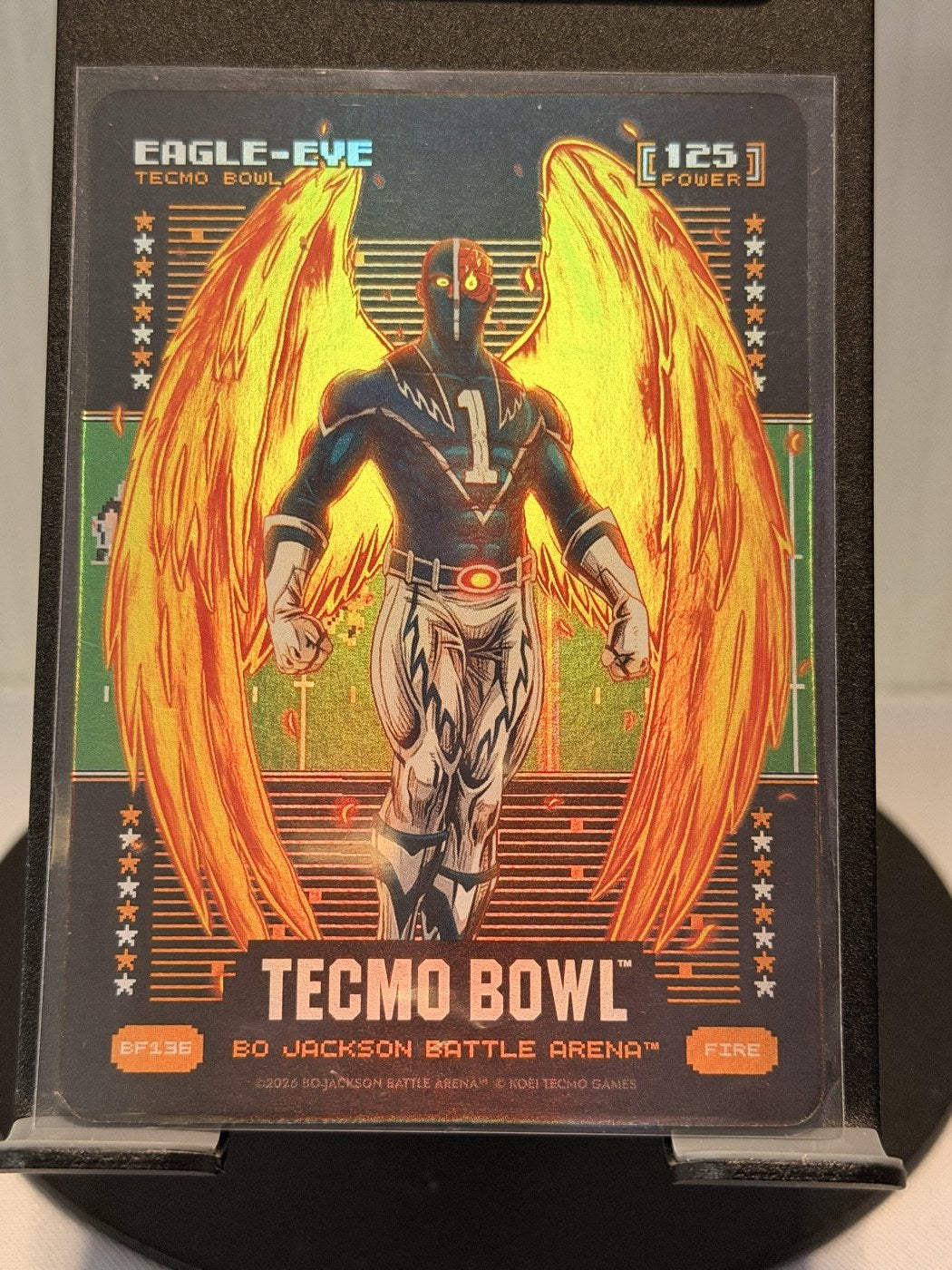 2026 Bo Jackson Battle Arena Eagle-Eye Fire #BF136 Power 125 (front)