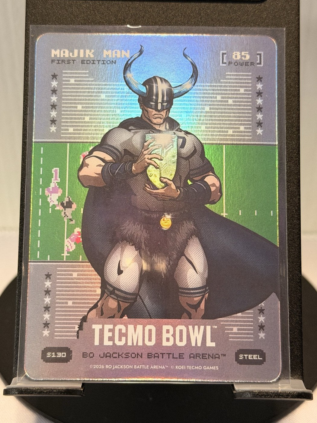 2026 Bo Jackson Battle Arena Majik Man First Edition Steel #S130 Power 85 (front)