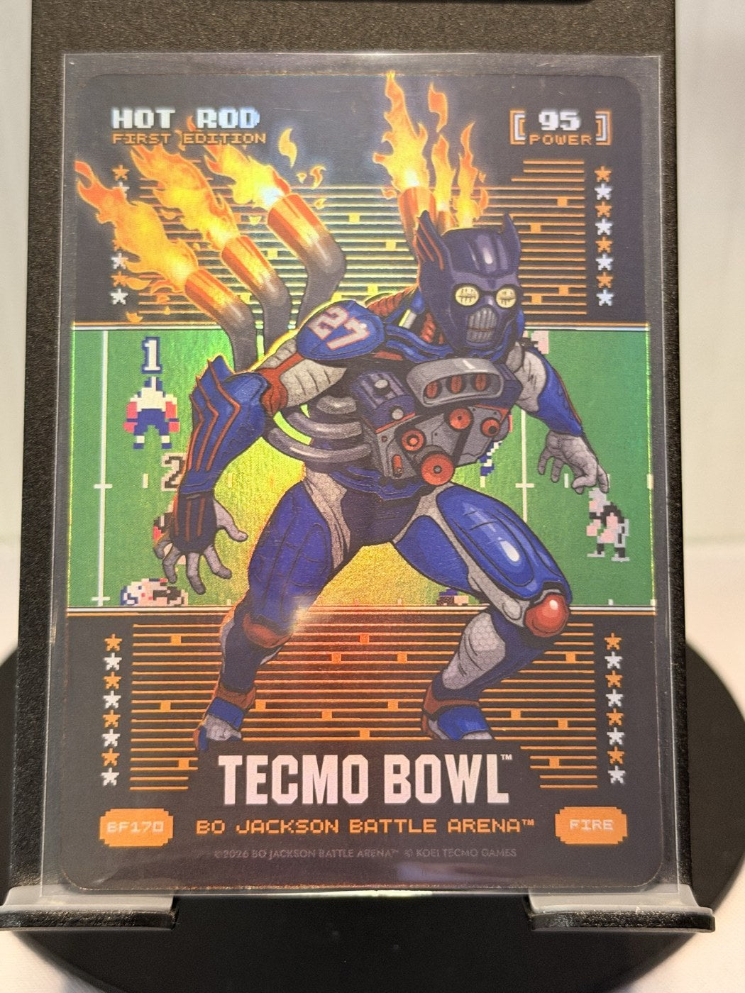 2026 Bo Jackson Battle Arena Hot Rod First Edition Fire #BF170 Power 95 (front)