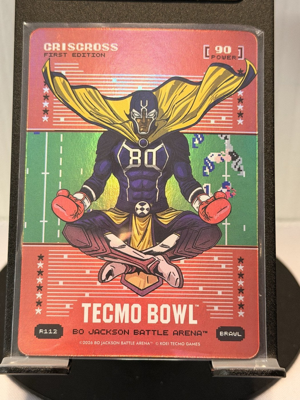 2026 Bo Jackson Battle Arena Criscross First Edition Brawl #R112 Power 90 (front)