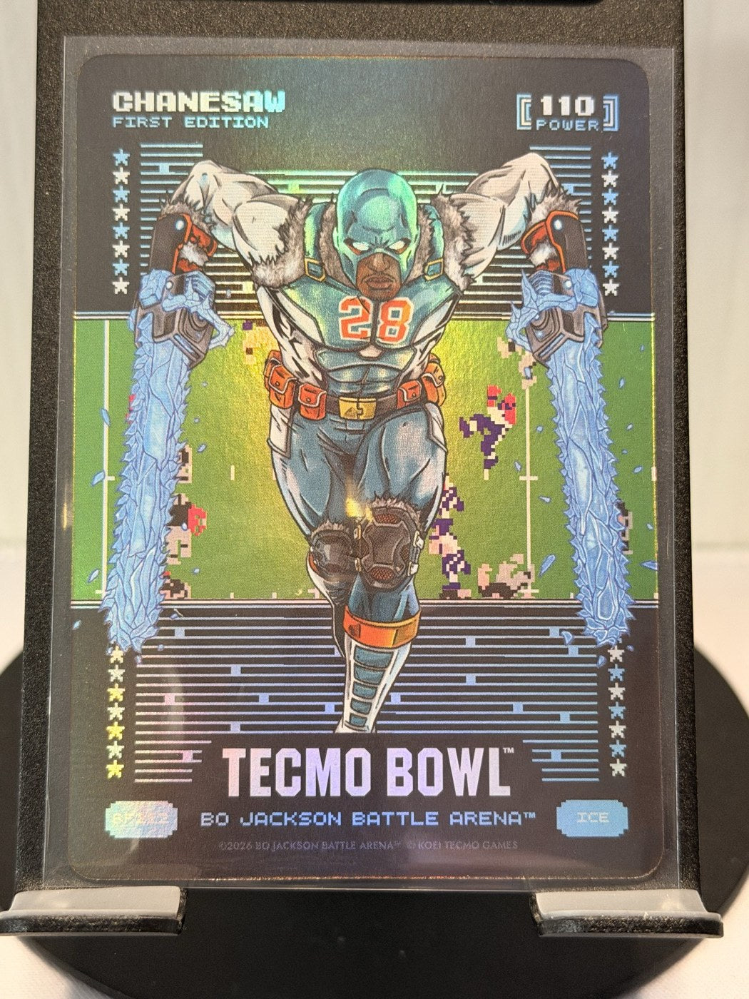 2026 Bo Jackson Battle Arena Chanesaw First Edition Ice #BF212 Power 110 (front)