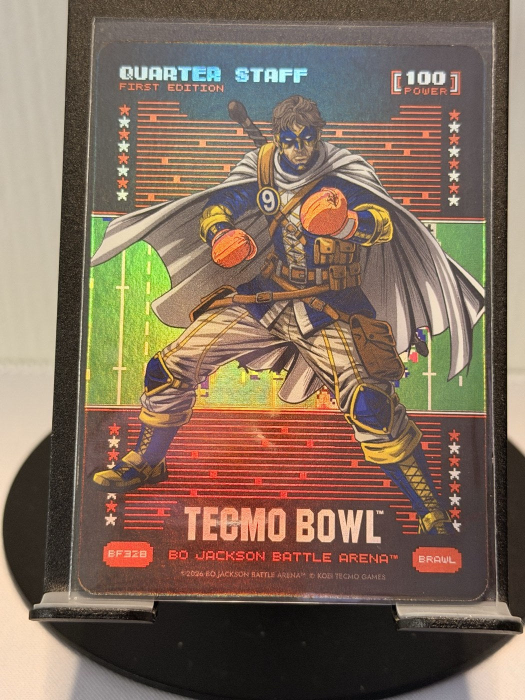 2026 Bo Jackson Battle Arena Quarter Staff First Edition Brawl #BF328 Power 100 (front)
