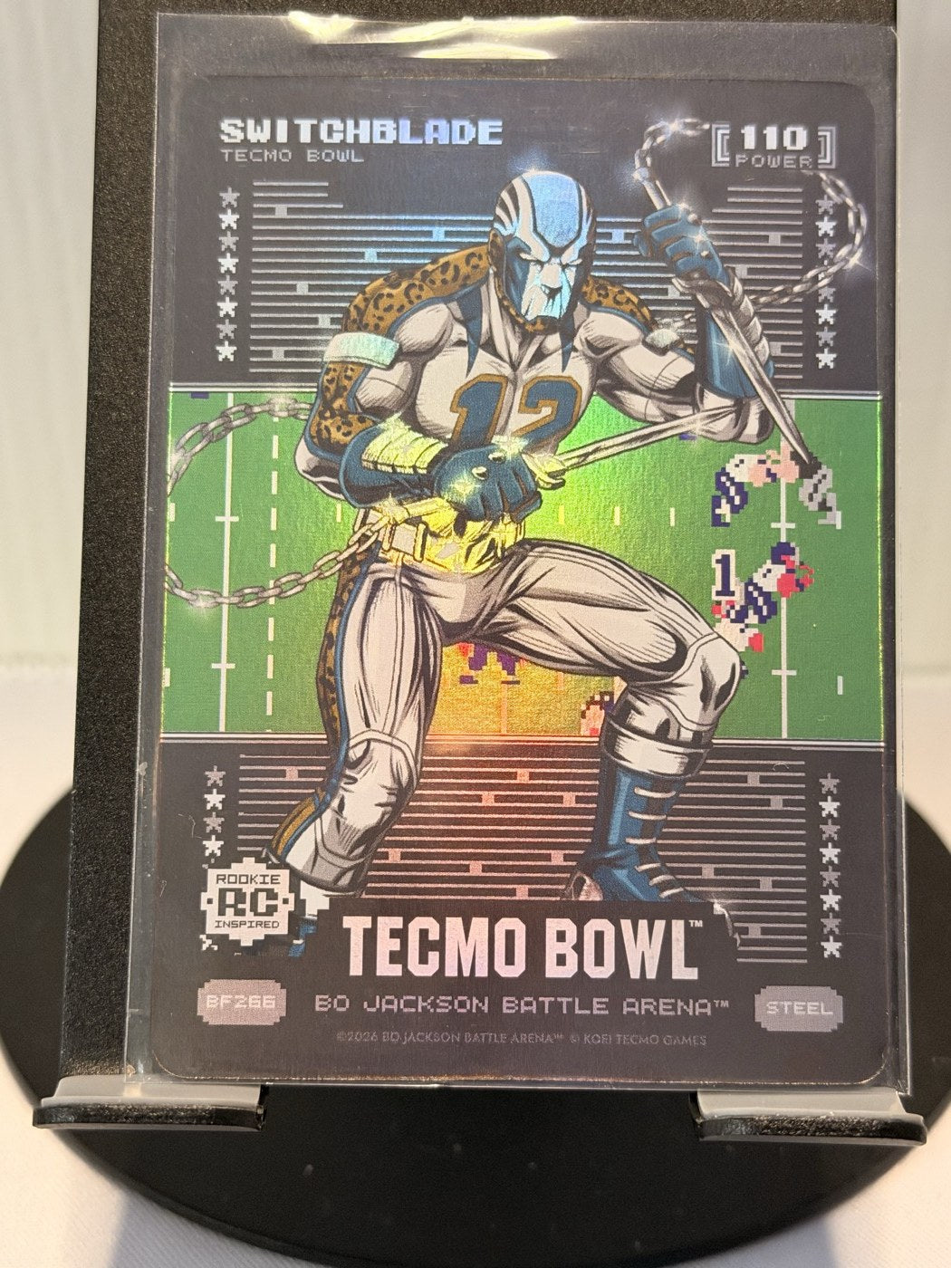 2026 Bo Jackson Battle Arena Switchblade Steel #BF266 Power 110 (front)