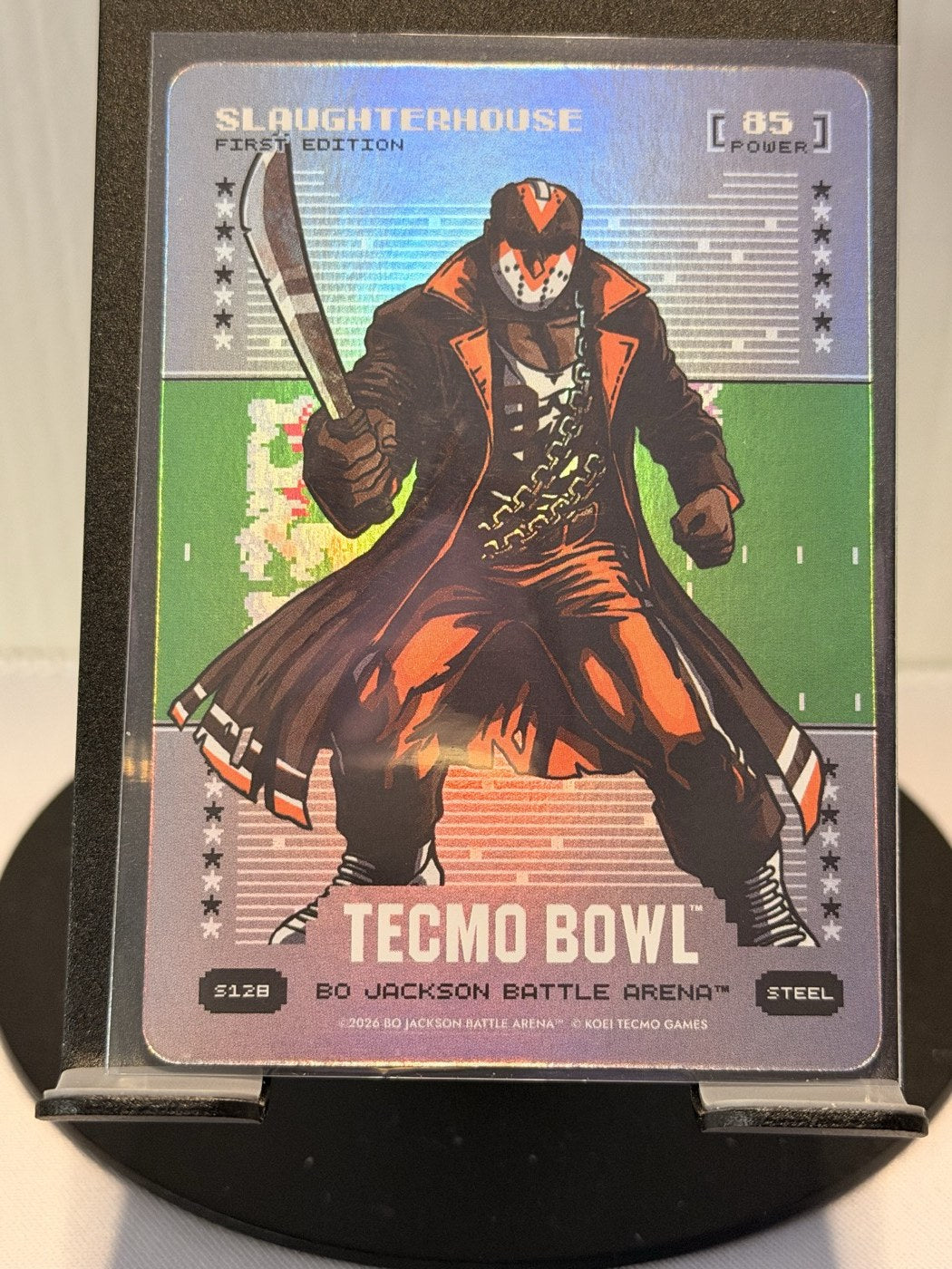 2026 Bo Jackson Battle Arena Slaughterhouse First Edition Steel #S128 Power 85 (front)