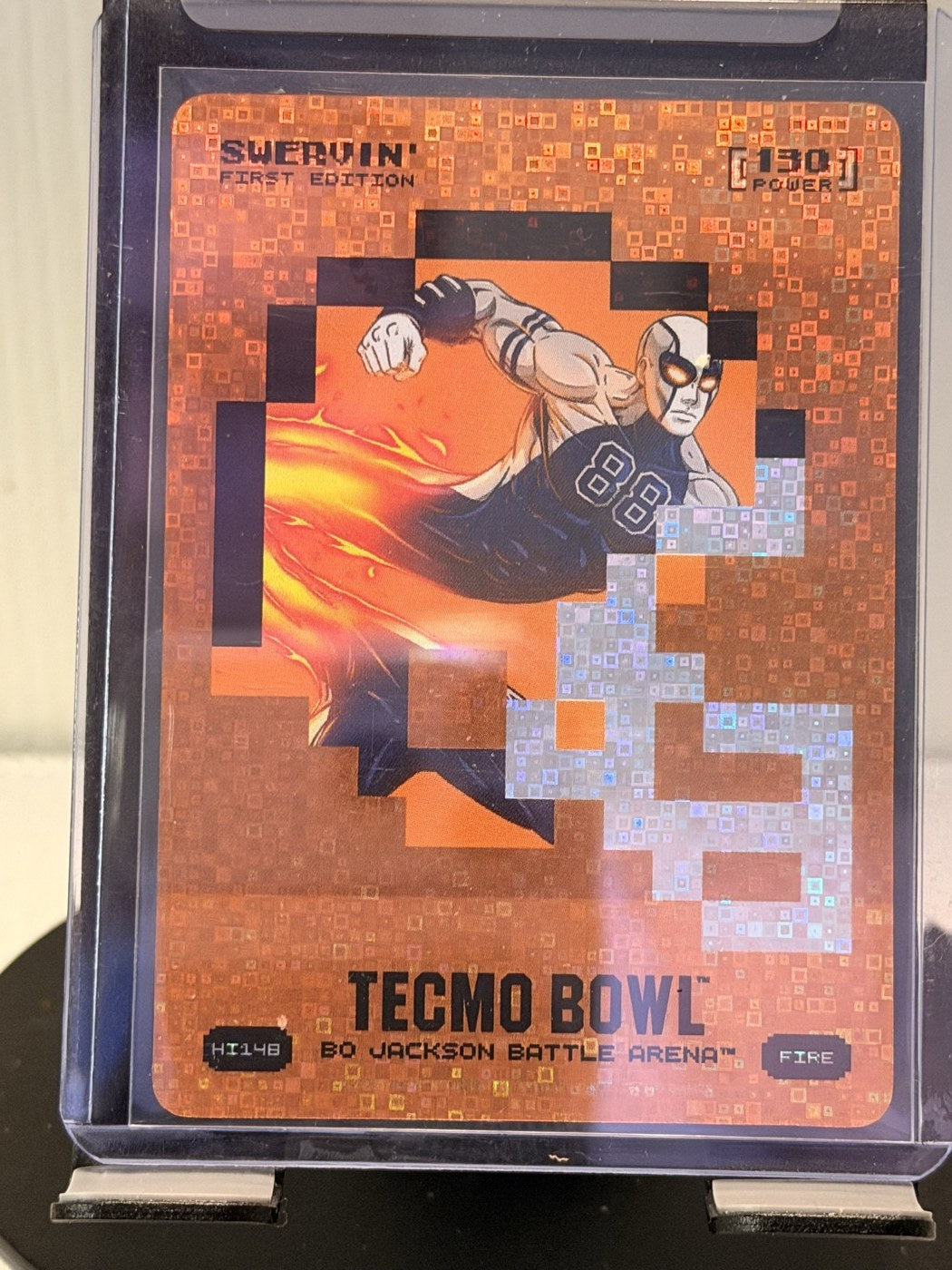 2026 Bo Jackson Battle Arena Swervin' First Edition Fire #HI148 Power 130 (front)