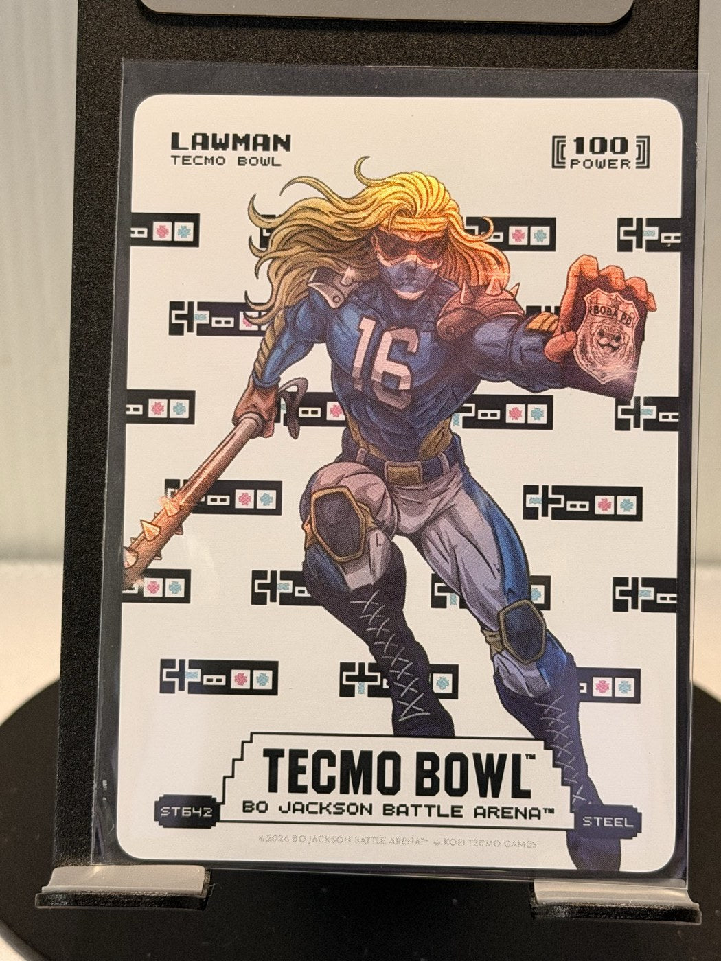2026 Bo Jackson Battle Arena Lawman Steel #ST642 Power 100 (front)