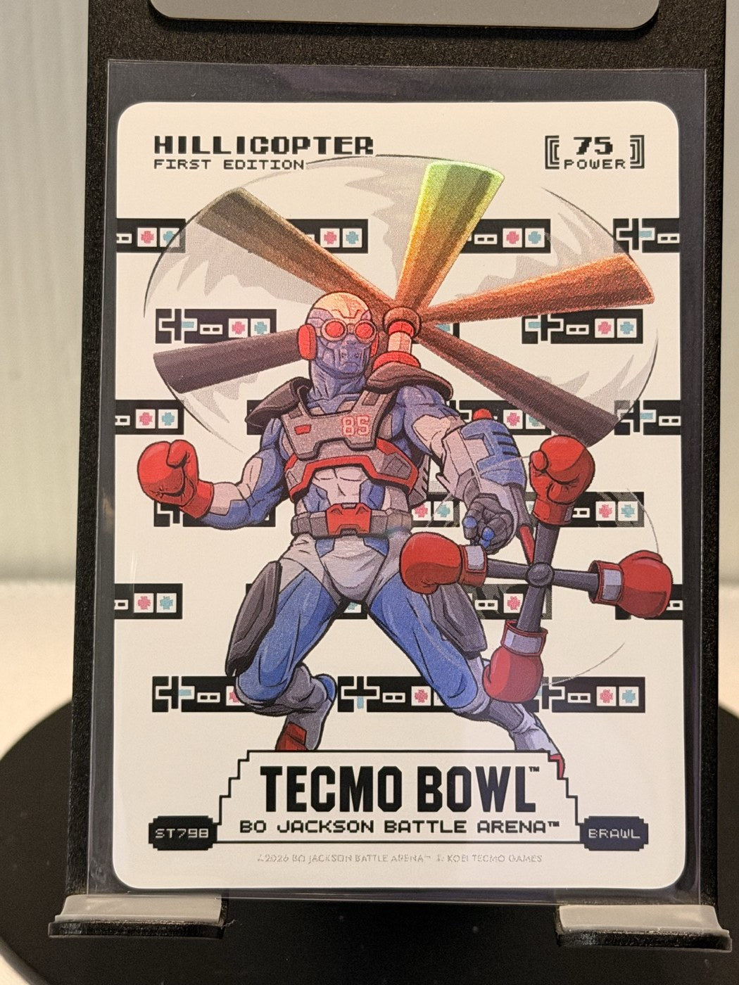 2026 Bo Jackson Battle Arena Hillicopter First Edition Brawl #ST798 Power 75 (front)