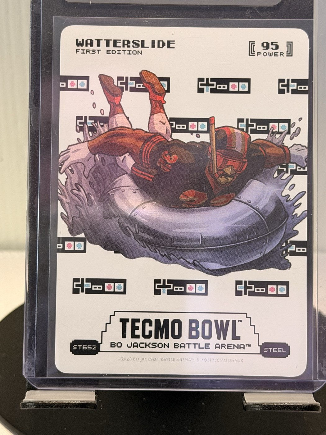 2026 Bo Jackson Battle Arena Watterslide First Edition Steel #ST652 Power 95 (front)