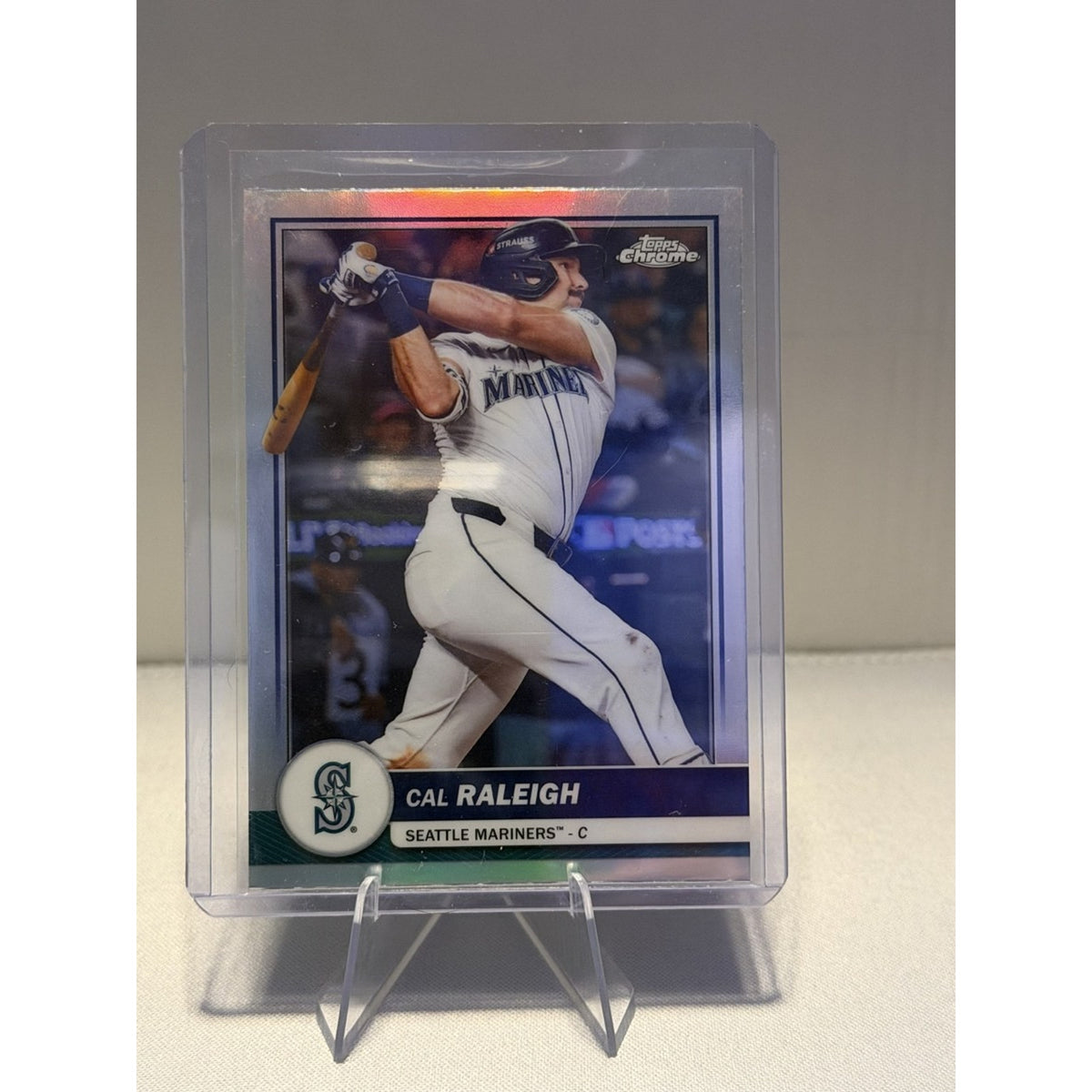 Cal Raleigh 2026 Topps Chrome Refractor #26 Seattle Mariners NM