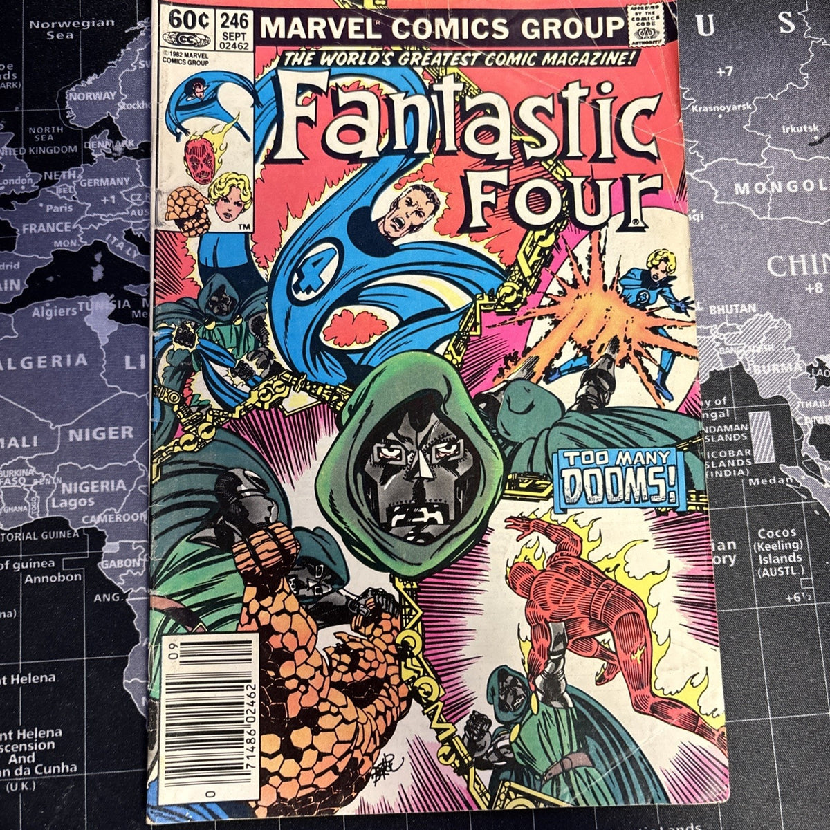Fantastic Four #246 Newsstand Variant (Marvel Comics September 1982)