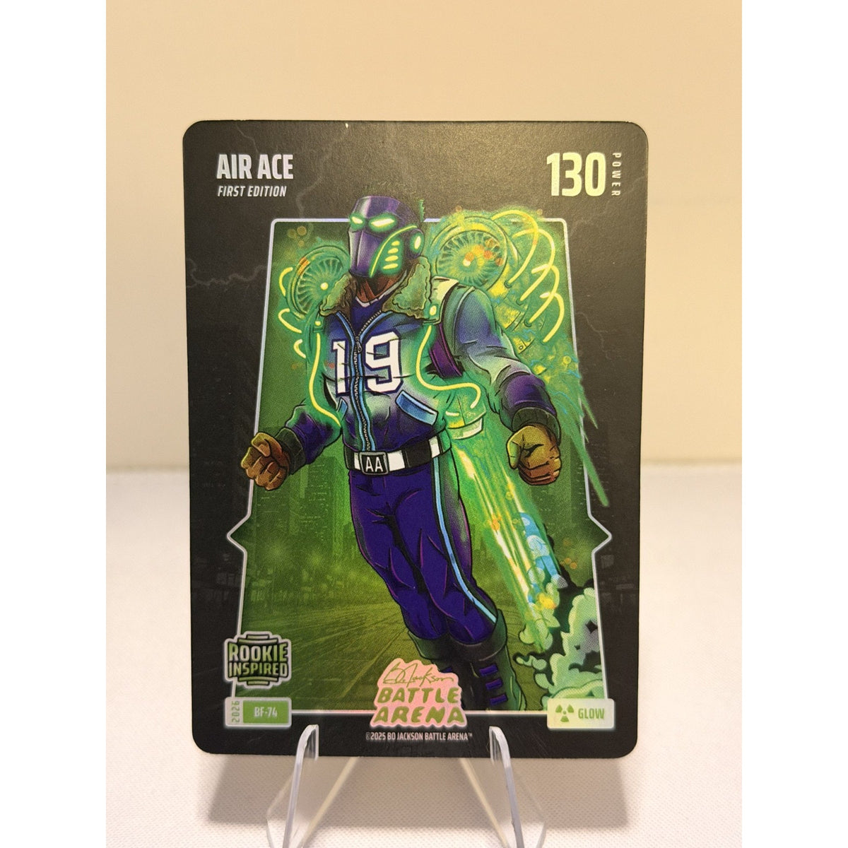 2026 Bo Jackson Battle Arena Air Ace First Edition Rookie Inspired Glow #BF-74