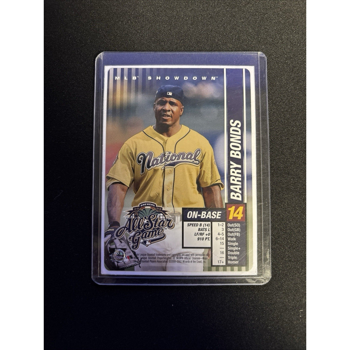 2002 MLB Showdown - All-Star Game Barry Bonds #027