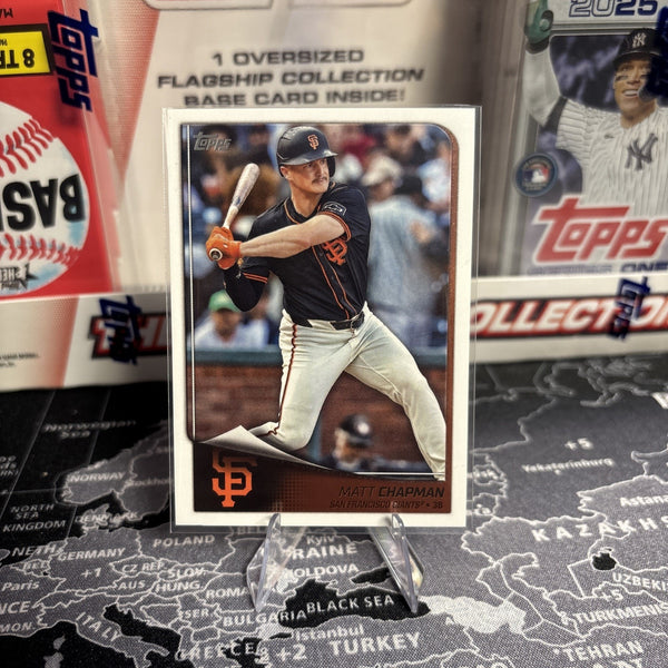 2025 Topps Flagship Exclusive #25 Matt Chapman Giants