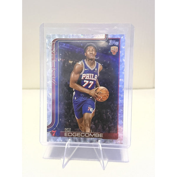 VJ Edgecombe 2025-26 Topps Base RC #203 Philadelphia 76ers NM