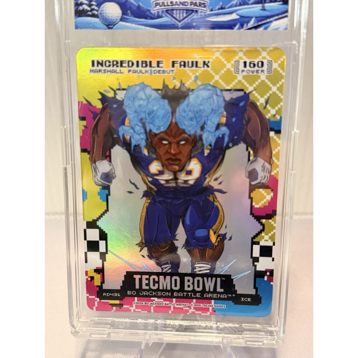 2026 Bo Jackson Battle Arena Incredible Faulk Marshall Faulk Debut Ice #RD431