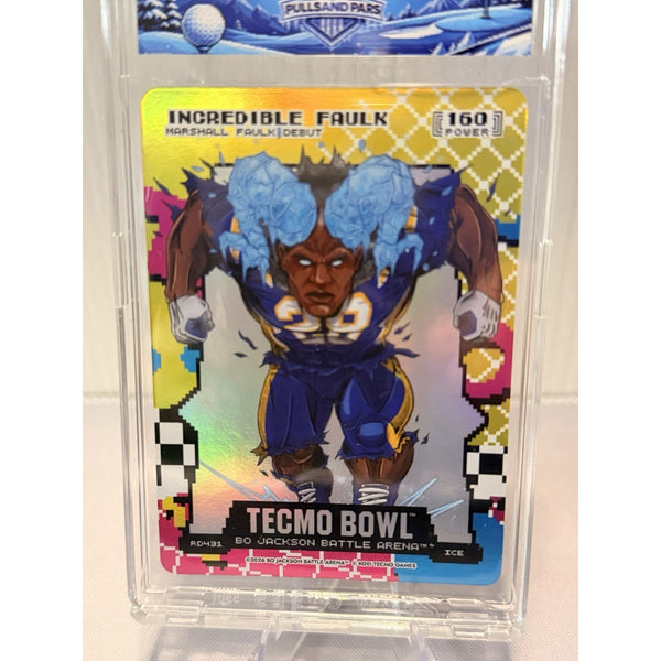 2026 Bo Jackson Battle Arena Incredible Faulk Marshall Faulk Debut Ice #RD431