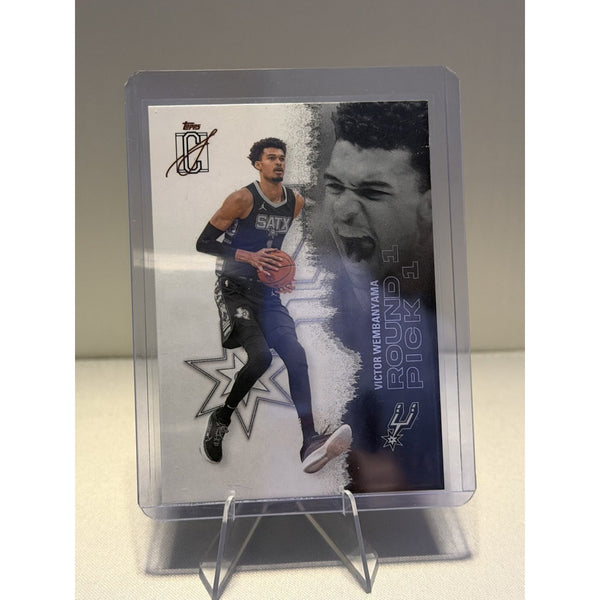 Victor Wembanyama 2025-26 Topps Signature Class Round 1 Pick 1 #55 NM