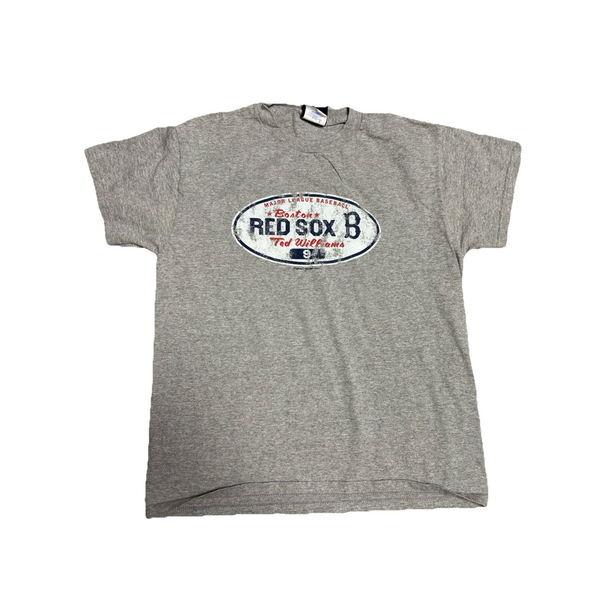 Vintage Boston Red Sox Ted Williams #9 Tribute T-shirt (M) (Circa 2002)