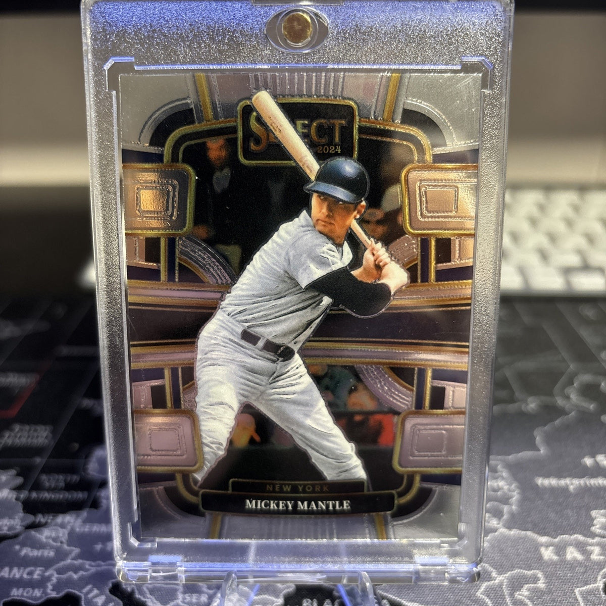 2024 Panini Select Baseball Base Concourse Mickey Mantle #95 New York Yankees