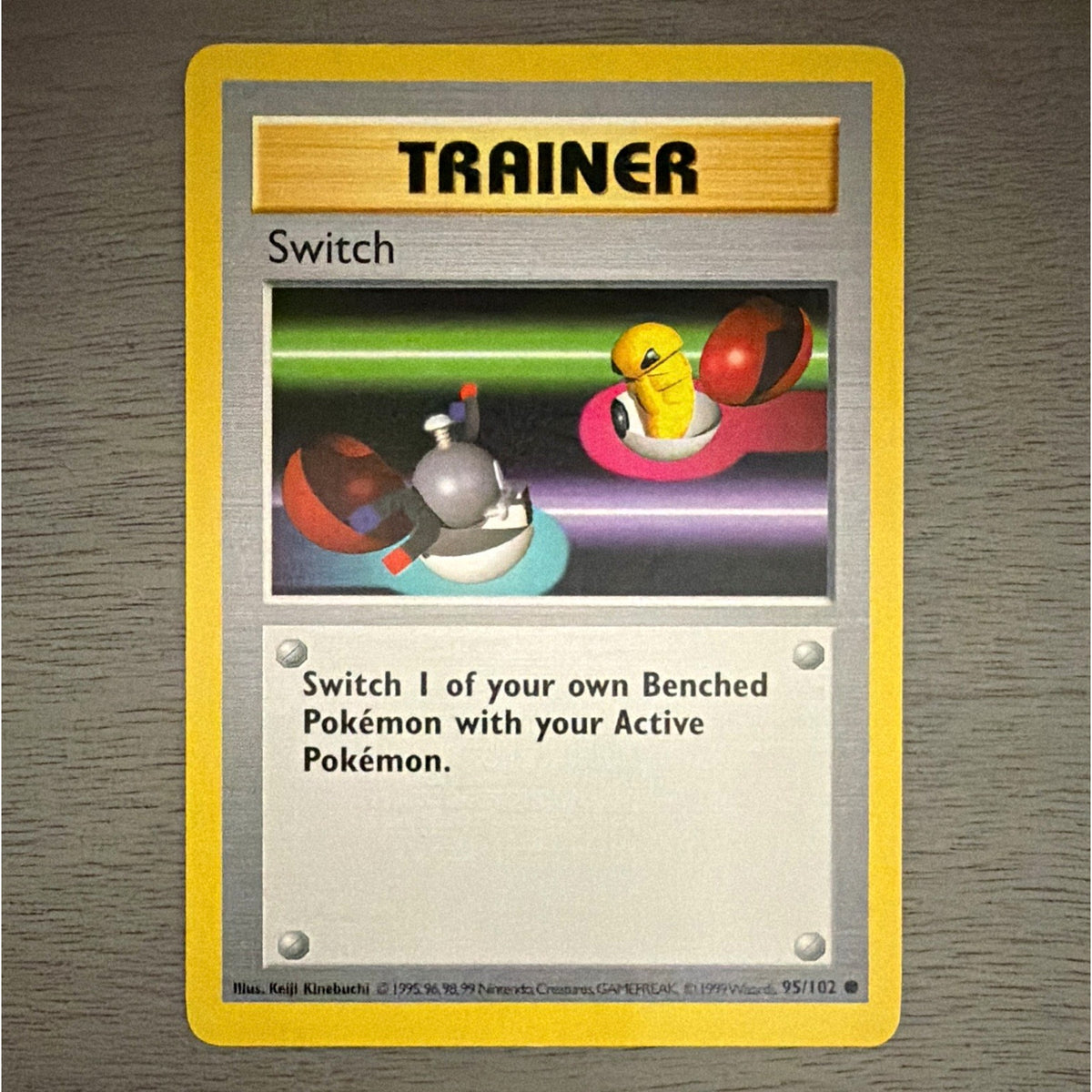 Switch 95/102 Base Set Shadowless Unlimited Trainer Common WOTC 1999 EN