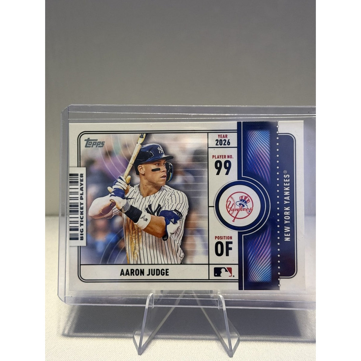 Aaron Judge 2026 Topps Big Ticket Blue #BTP-18 New York Yankees NM
