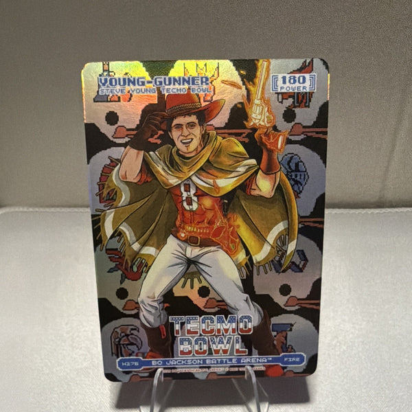 HTH Tecmo Bowl Young Gunner Insert H276 Steve Young/Bo Jackson 49ers Raiders