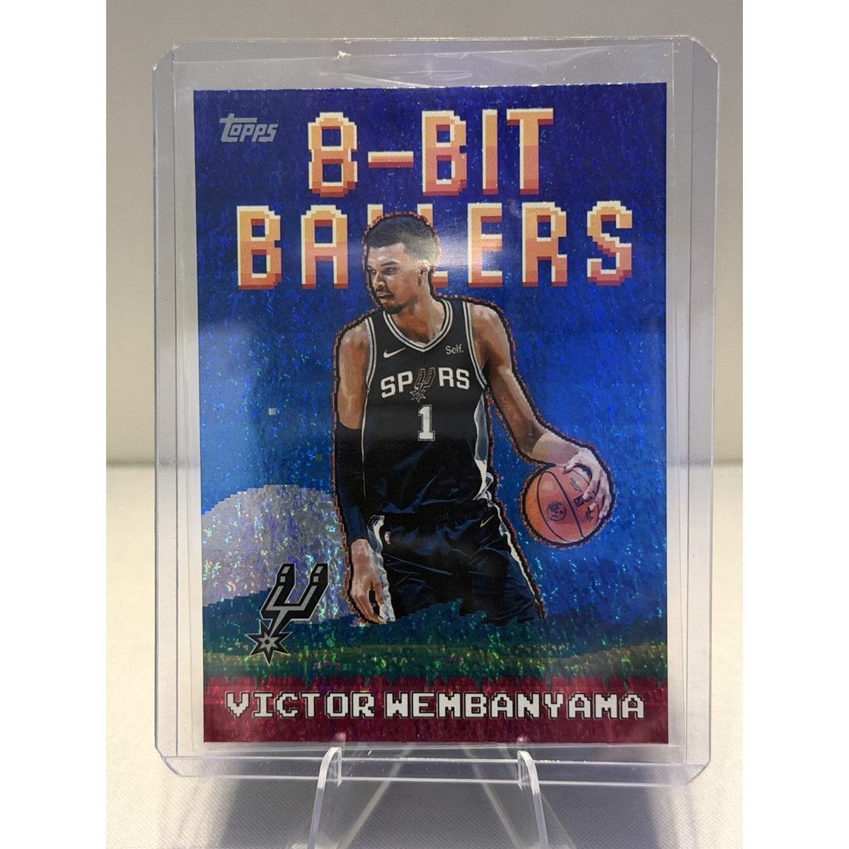 Victor Wembanyama 2025-26 Topps 8-Bit Ballers #8B-4 San Antonio Spurs NM