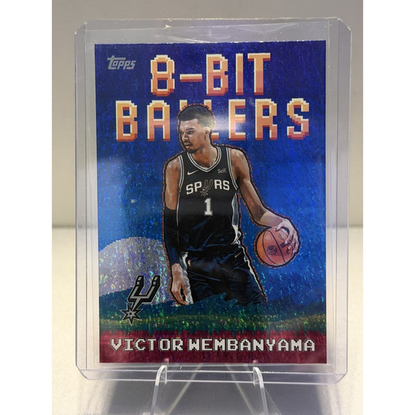 Victor Wembanyama 2025-26 Topps 8-Bit Ballers #8B-4 San Antonio Spurs NM