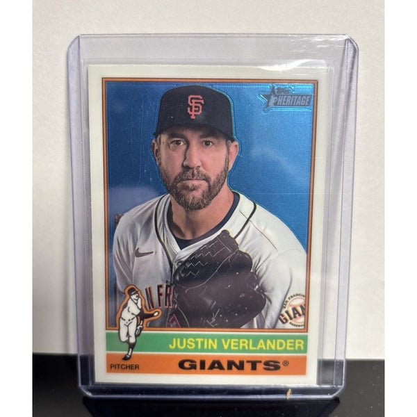 2025 Topps Heritage - Justin Verlander #317 Chrome