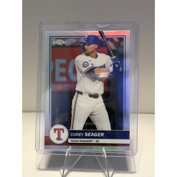 Corey Seager 2026 Topps Chrome Refractor #15 Texas Rangers NM