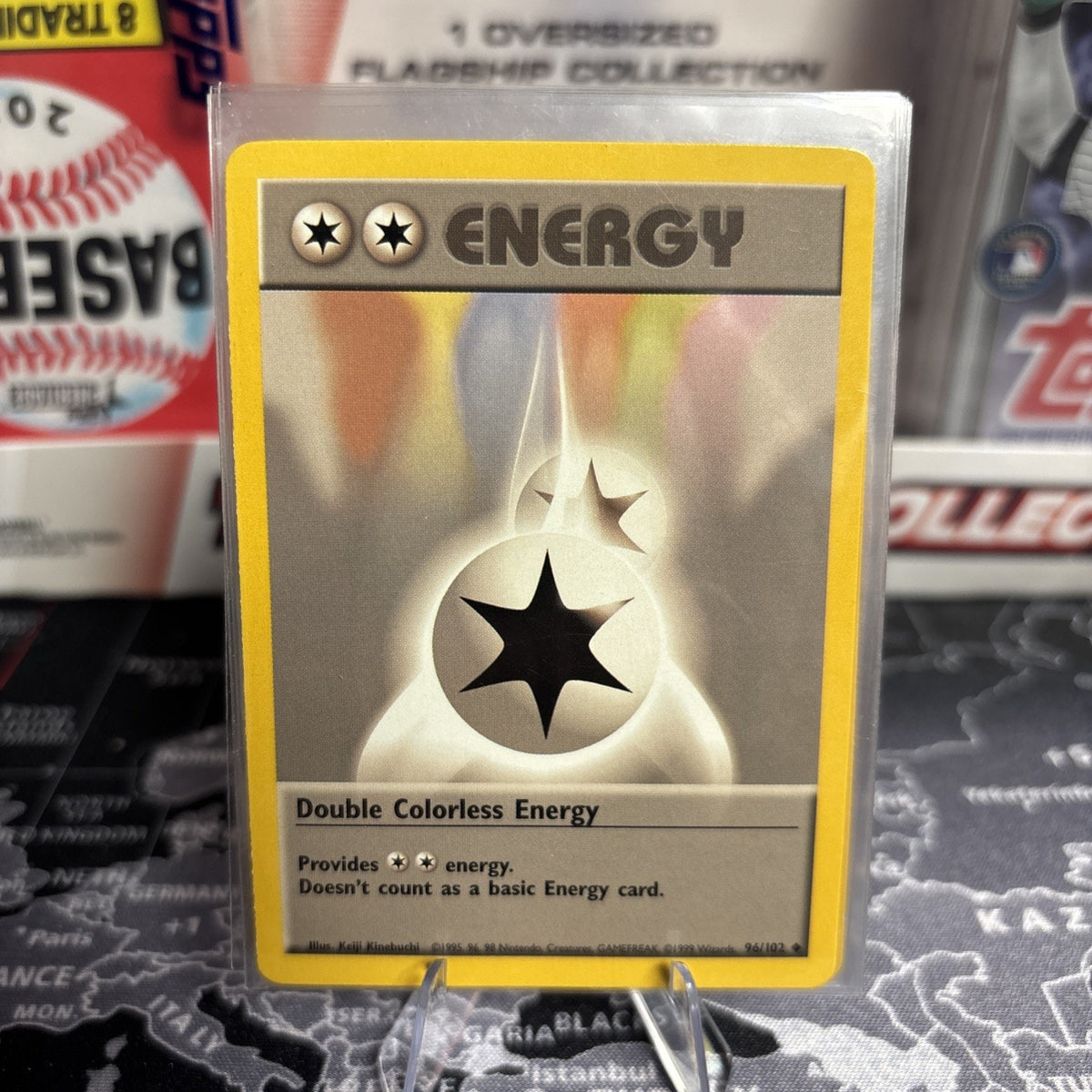 Pokémon TCG Double Colorless Energy Base Set, Unlimited Uncommon Card 96/102