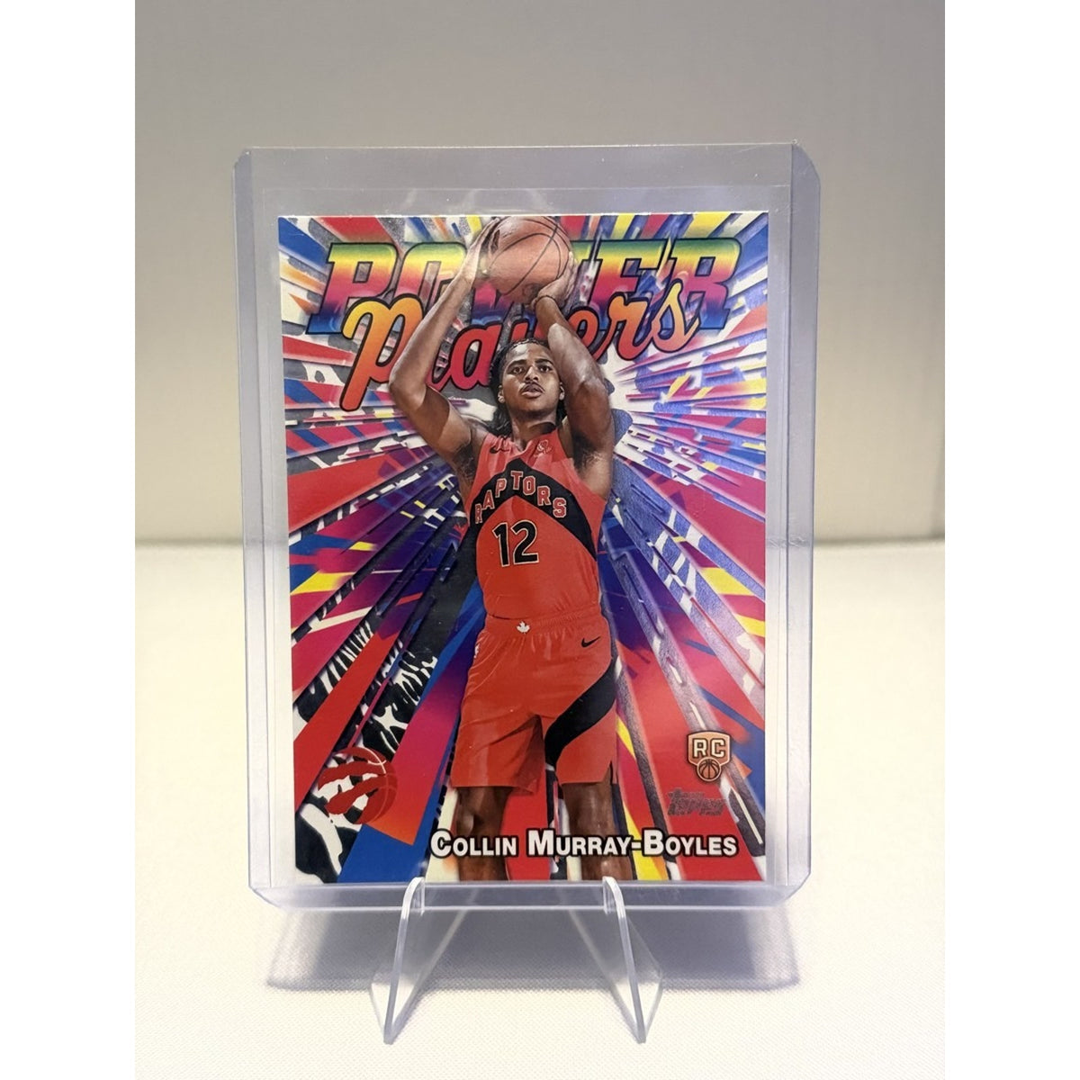 Collin Murray-Boyles 2025-26 Topps Power Players RC #PP-19 Toronto Raptors NM